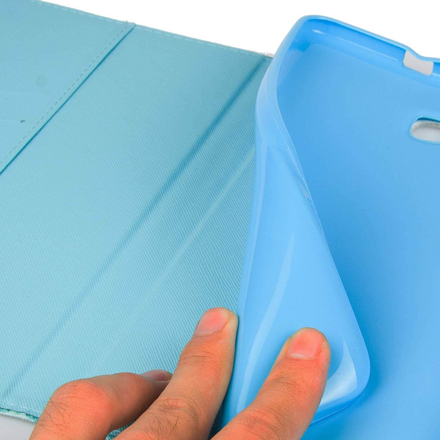 Tab E 8.0" Case, Samsung SM-T377a Case, Dteck PU Leather Flip Stand Case [Card Holder] Wallet Case Cover for Samsung Galaxy Tab E T377/T375 8.0 Inch Lite Series Tablet-Effiel Tower