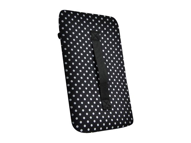 Neoprene Protective Sleeve Case for Wacom Drawing Pen Pads and 10" Tablets by USA Gear - w/ Zipper Pocket & Carrying Handle - Fits Intuos Draw, Art, Photo, 3D, Comic, Bamboo, Pen and Touch (Striped)