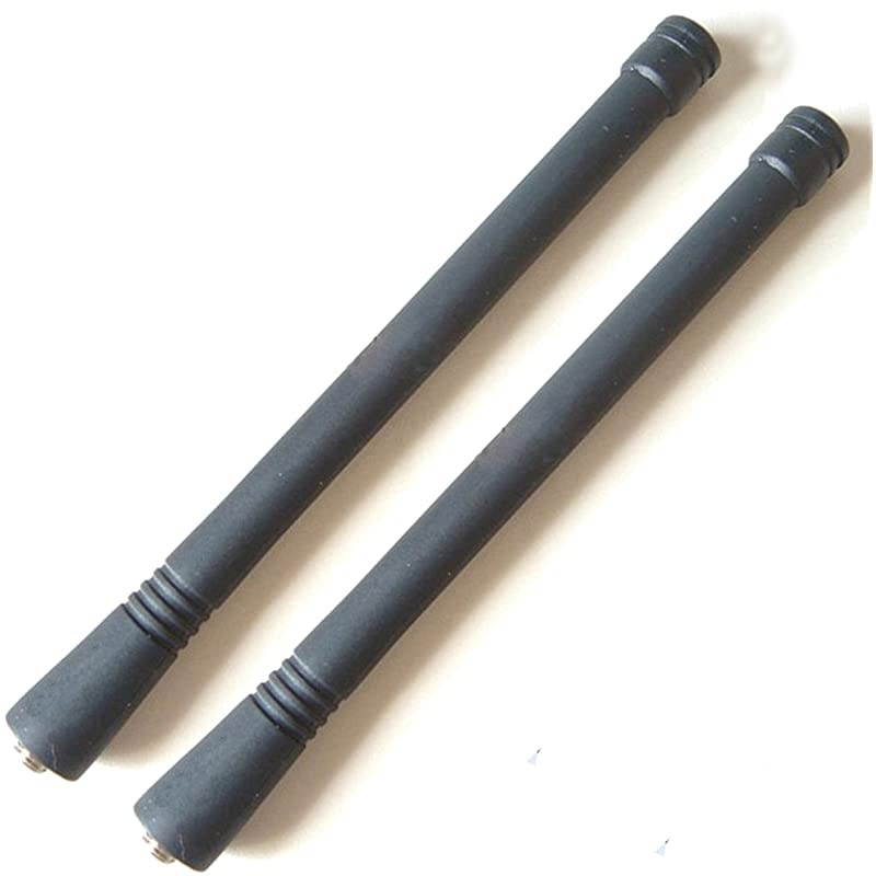 2 X VHF Heliflex Antenna for Motorola GP88 GP300 GP320 GP330 GP340 GP360 GP1280 HT50 HT600 HT750 HT1250 Portable Radio 6quot