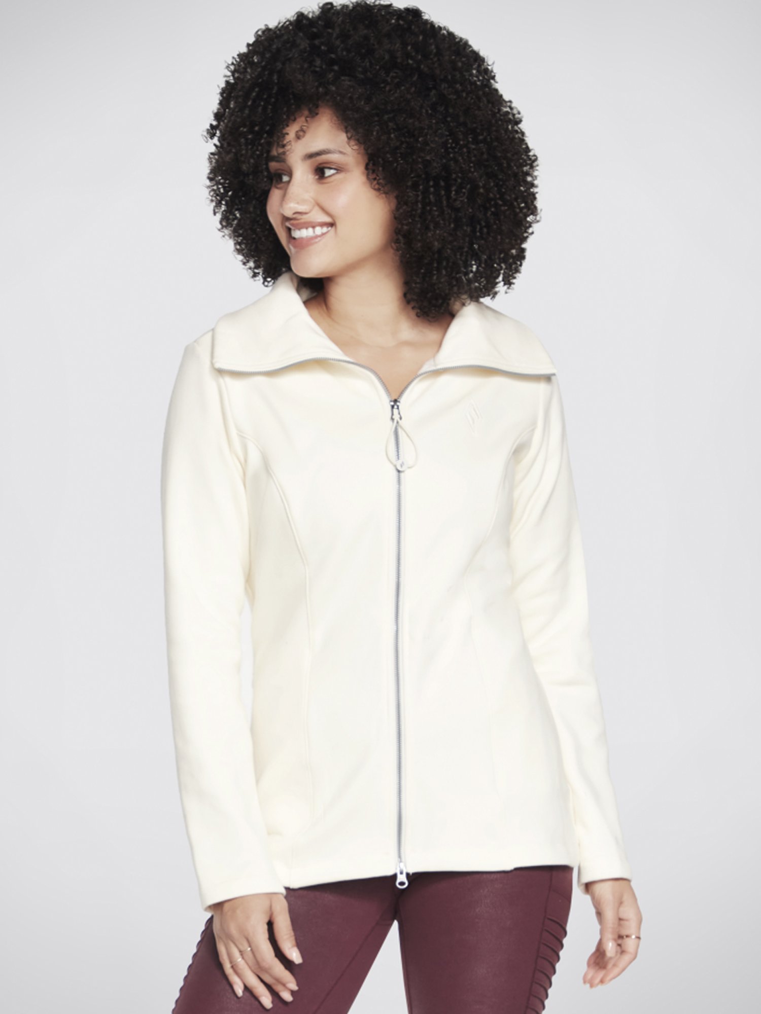 Skechers Cream Comfort Fit Sports Jacket