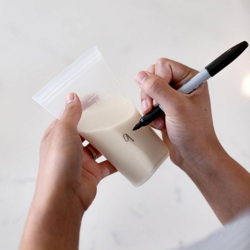 Zip Top Breast Milk Storage Set & Freeze Tray