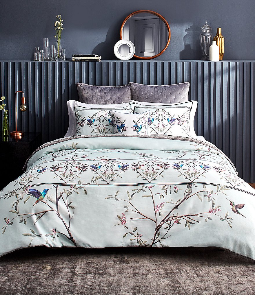 Ted Baker London Highgrove Floral Mint Duvet Cover Mini Set