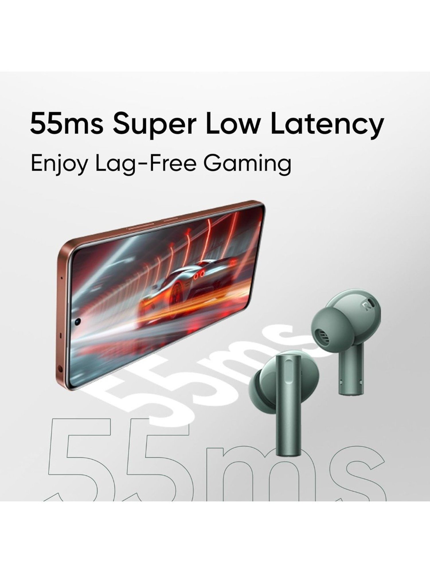 Realme Buds Air 6 In Ear BT Earbuds with 40Hrs Playtime (Forest Green, True Wireless)