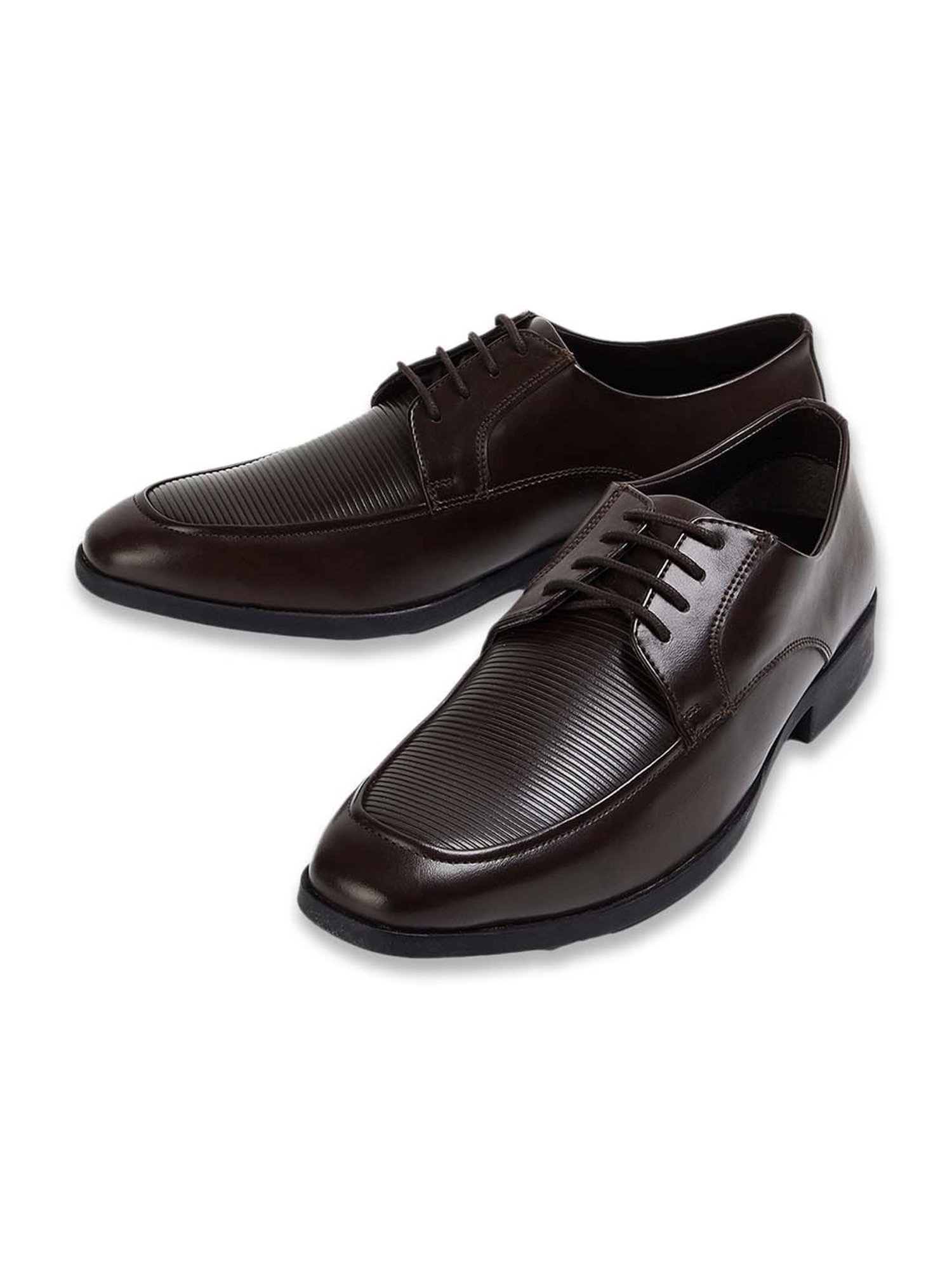 Code by Lifestyle Men's Brown Derby Shoes