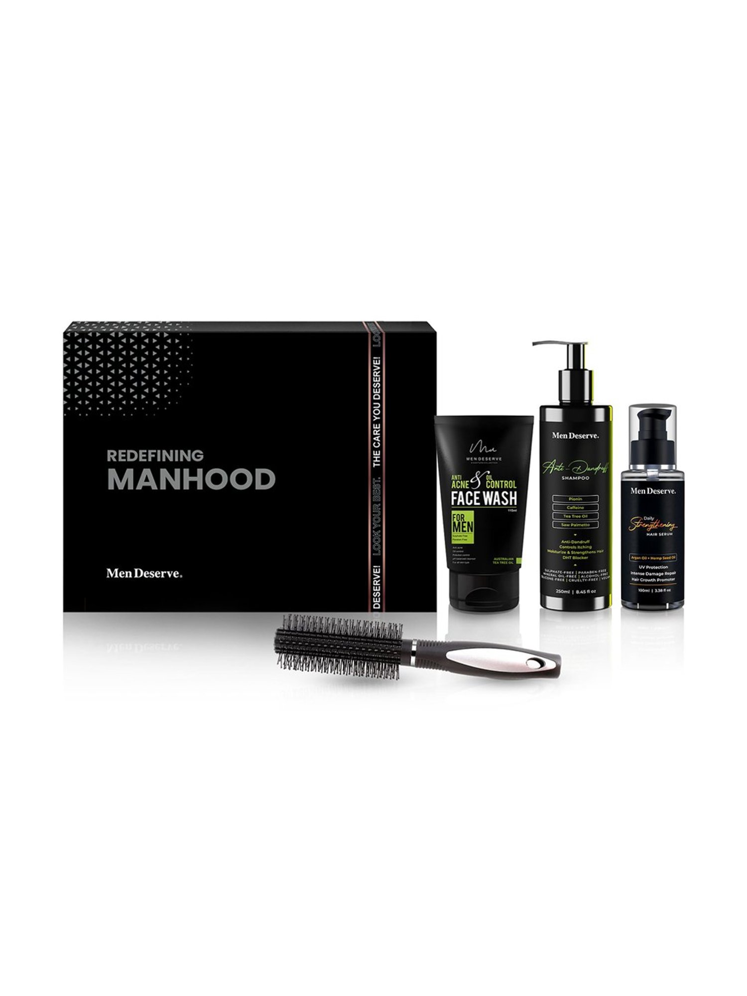 Men's Grooming Kit for Face and Hair Care