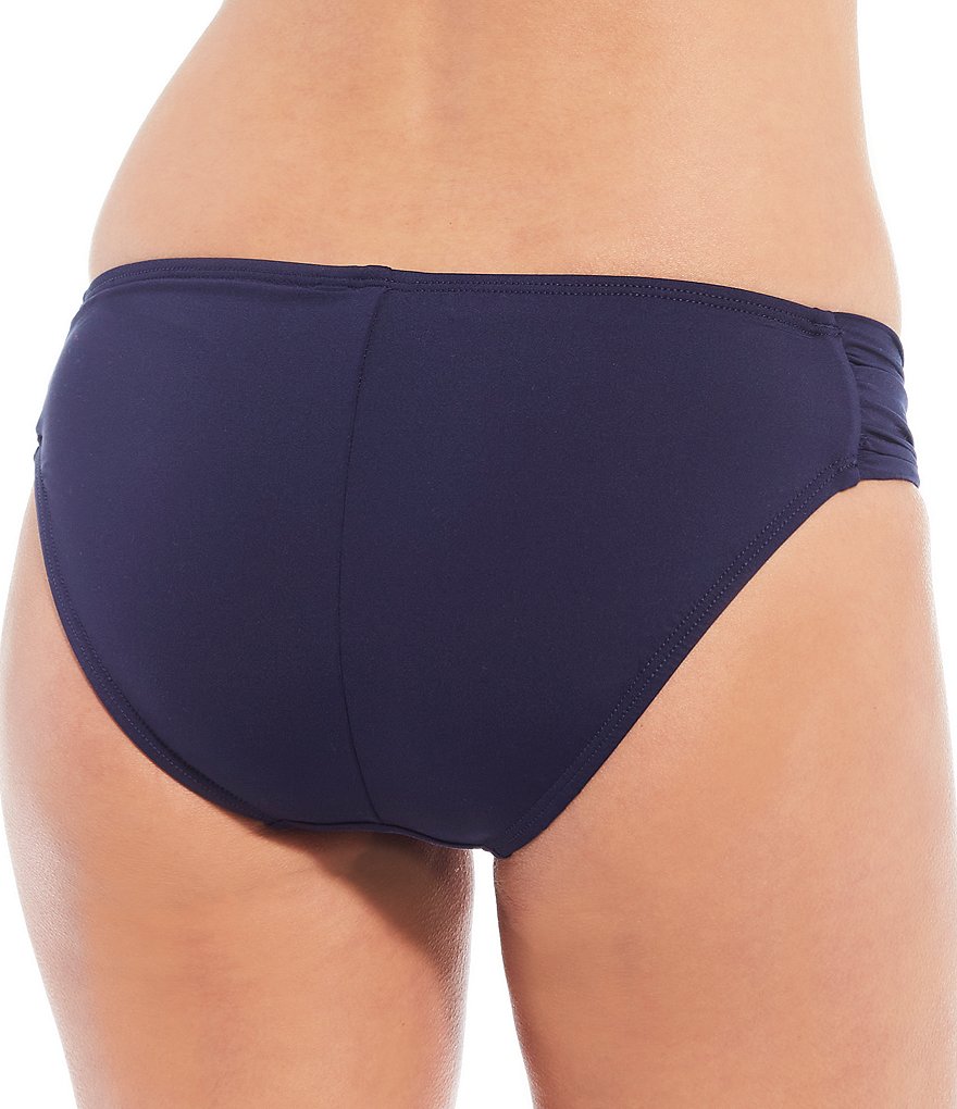 La Blanca Island Goddess Shirred Tab Side Hipster Swim Bottom