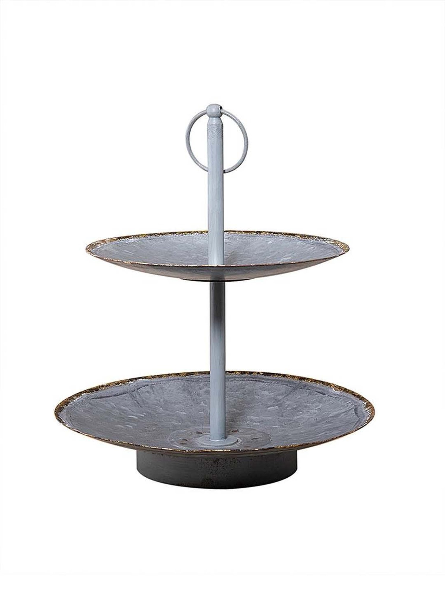 2ct Tiered Tray White - Bullseye's Playground™
