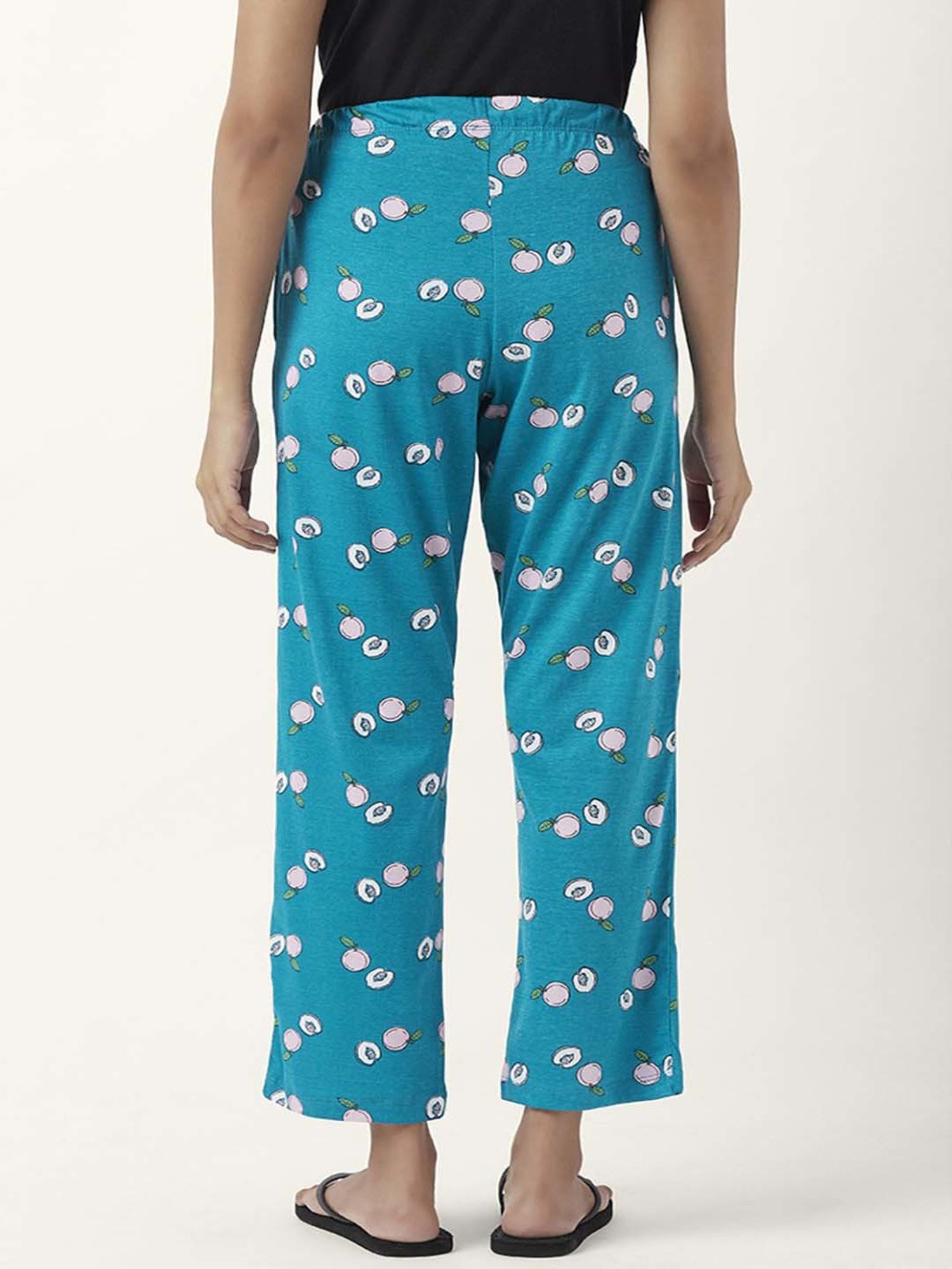 Dreamz by Pantaloons Pink Blue Cotton Printed Pyjamas
