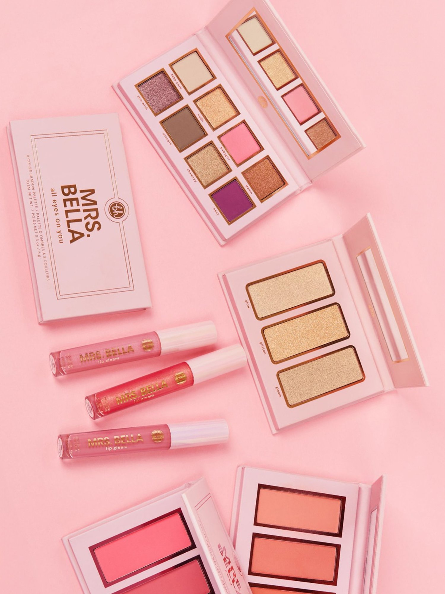 BH Cosmetics Mrs. Bella All Eyes On You Eyeshadow Palette - 8 gm