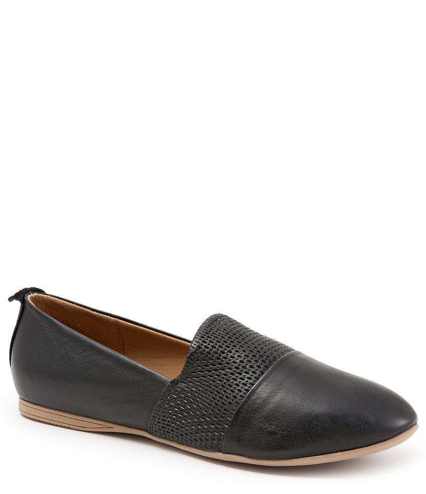 Bueno Katy Perforated Leather Slip-Ons
