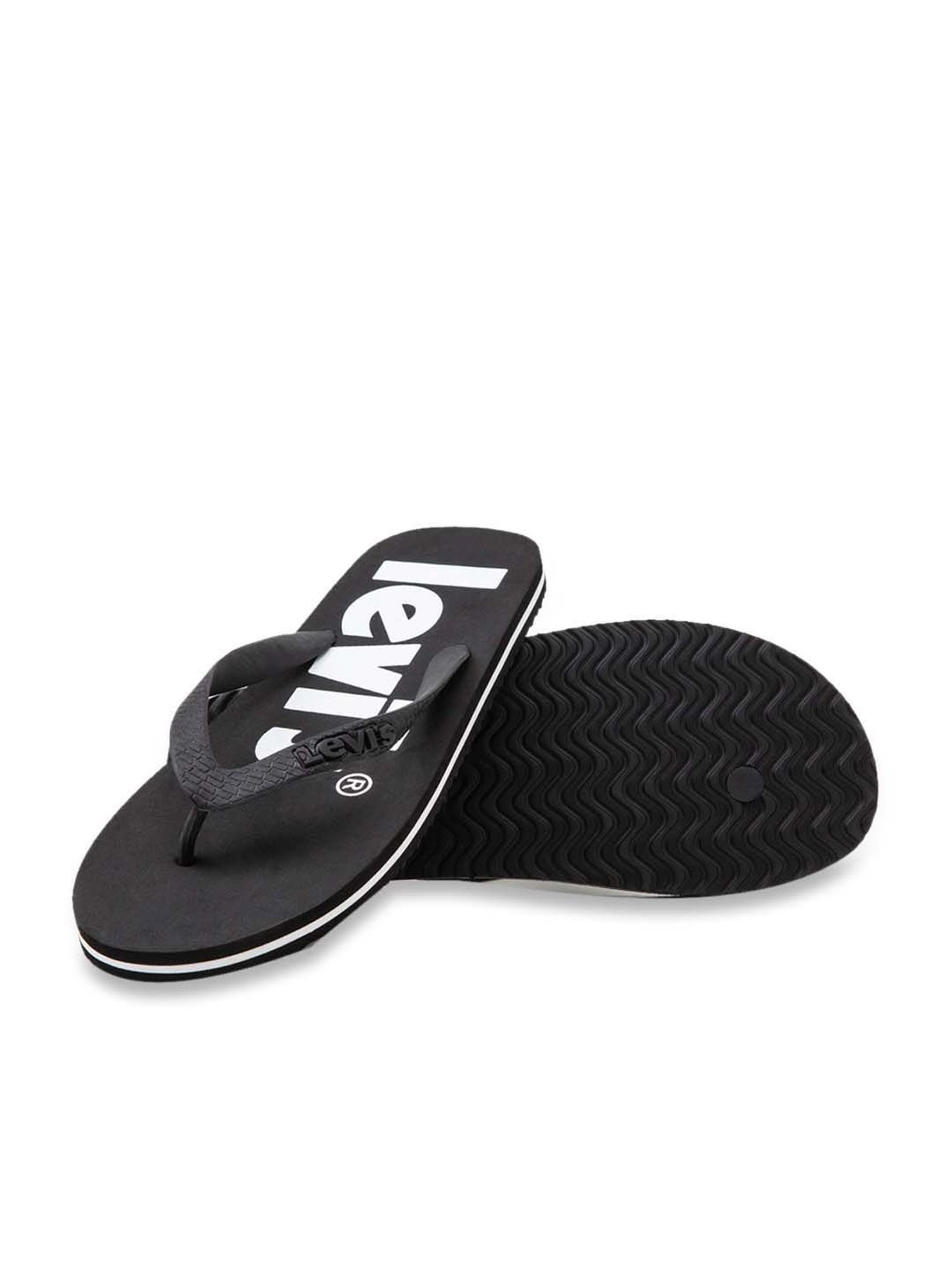 Levi's Men's Black Flip Flops