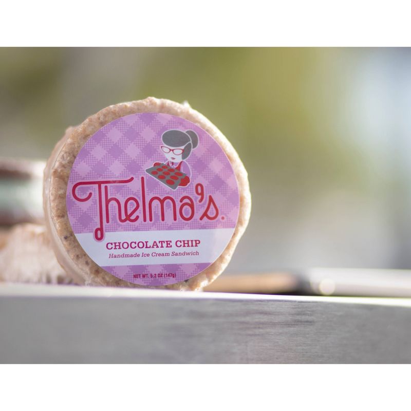 Thelma's Chocolate Chip Cookie Ice Cream Sandwich - 5.2oz