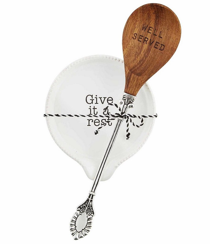 Mud Pie Harvest Circa Spoon Rest Set