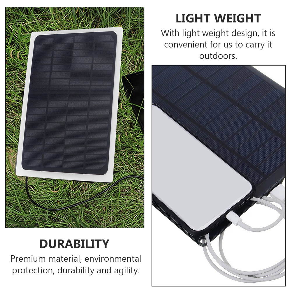 1 Set Durable Portable Solar Board Kit Solar Battery Charger Solar Maintainer Kit