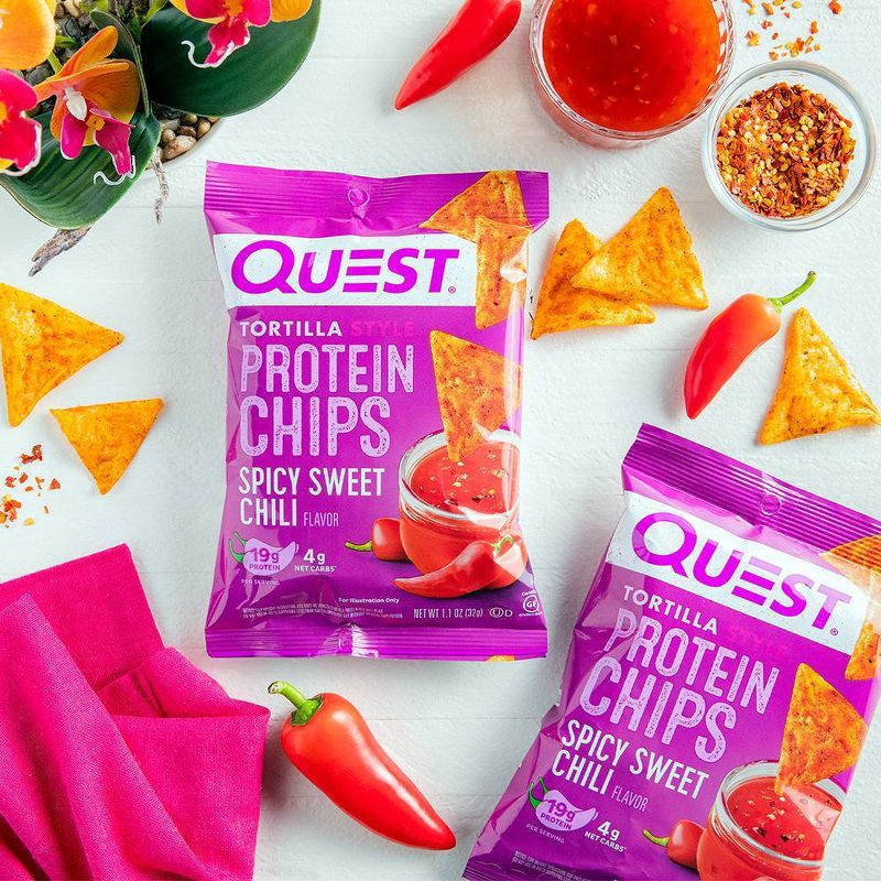 Quest Nutrition Tortilla Spicy Sweet Chili Chips - 4ct/1.1oz