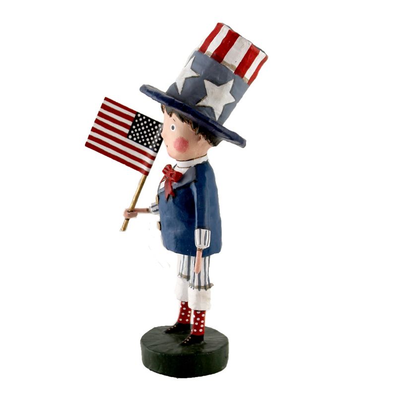 Lori Mitchell 7.0" Yankee Doodle Boy Americana Usa Flag July 4Th  -  Decorative Figurines