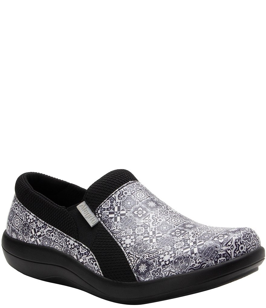 Alegria Duette Southwestern Tile Print Slip-Ons