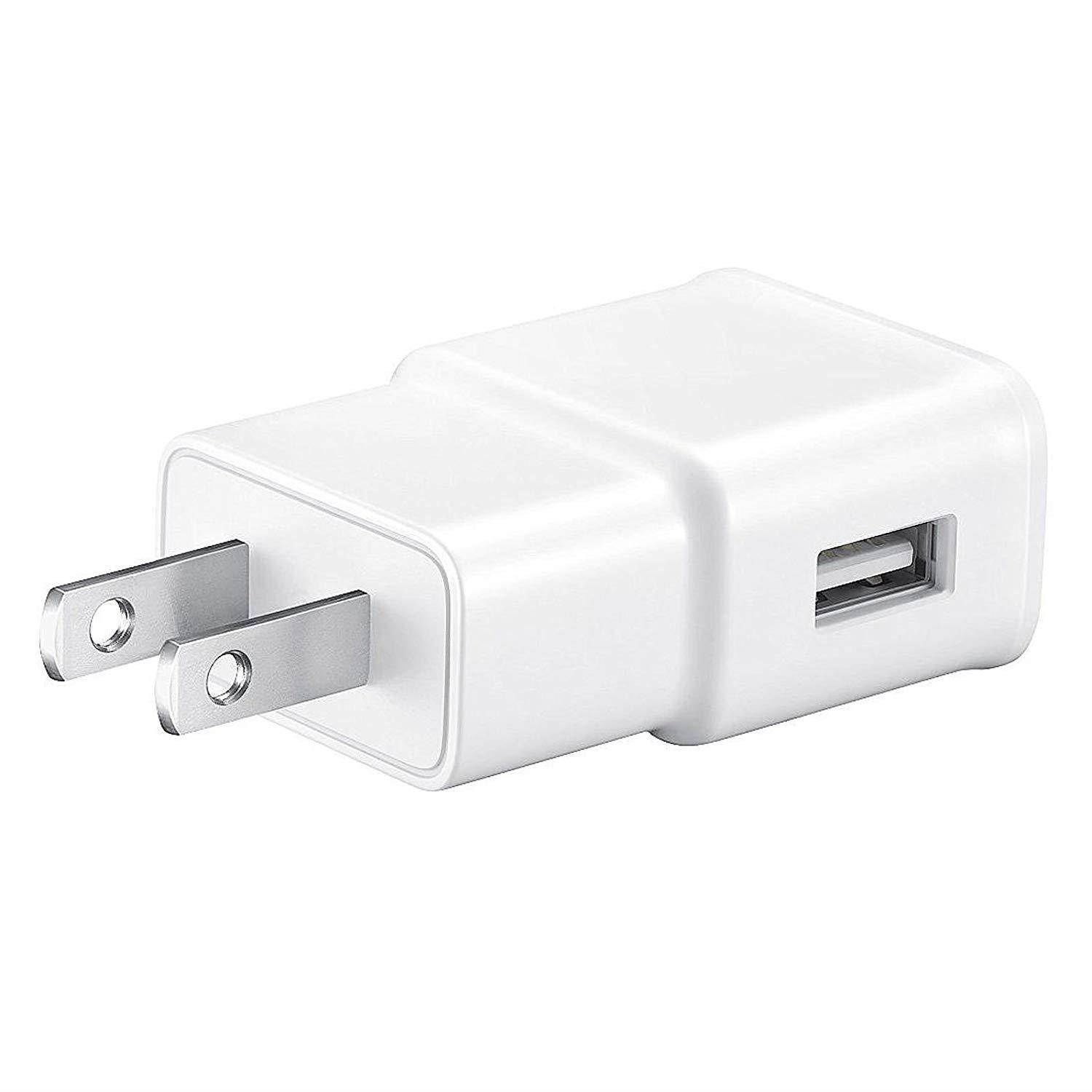 NiceTQ Wall AC Power Charger + USB Charging Data Cable For AT&T/T-Mobile Alcatel A30 8-inch Tablet 9024W