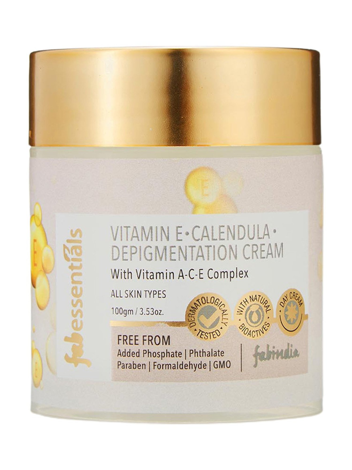 Fabessentials Vitamin E, Calendula & Depigmentation Cream - 100 gm