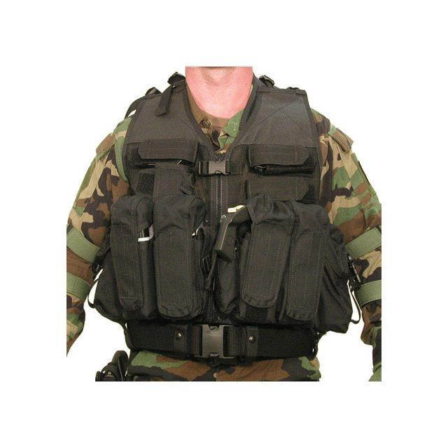 Blackhawk D.O.A.V Assault Vest System with Sewn on Pockets, Black #30DV00BK