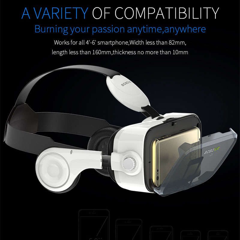 Original  Z4 Leather 3D Cardboard Helmet Virtual Reality VR Glasses Headset Stereo for 4-6' Mobile Phone