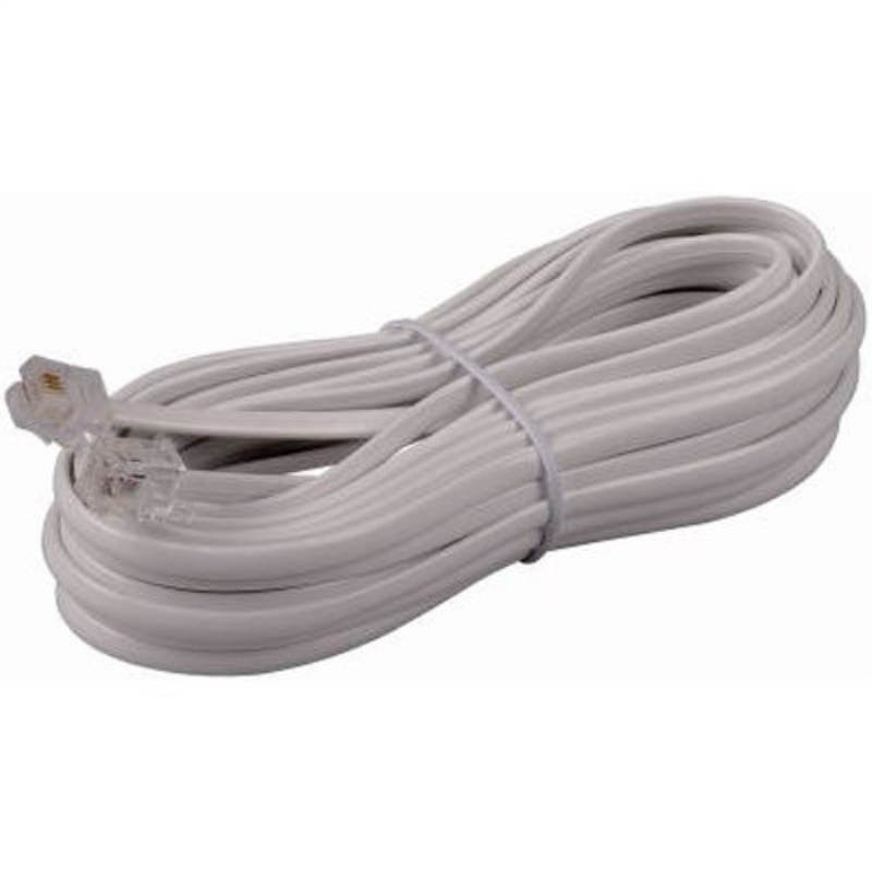 audiovox tp243whn modular line cord, 25-feet,white