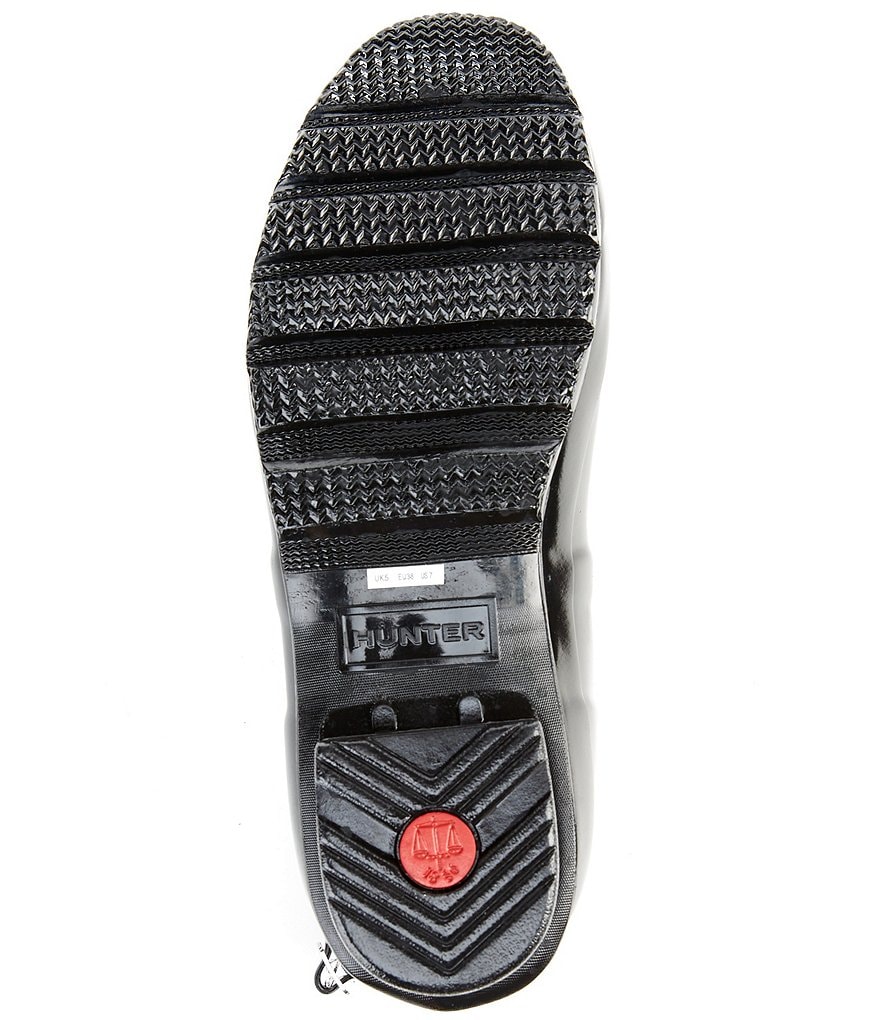 Hunter Back Adjustable Short Gloss Rain Boots