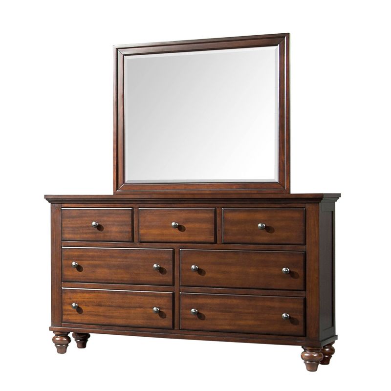 6pc King Channing Storage Bedroom Set Cherry - Picket House Furnishings