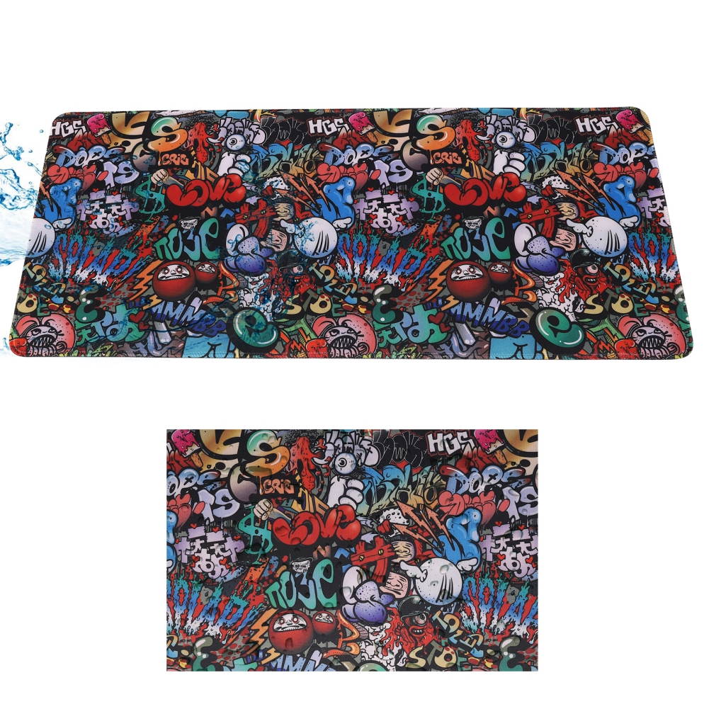 Gaming Mouse Pad Large Size 300*700MM Water-Resistant Extended Mouse Mat World Desk Mat Gaming Support for Computer, PC and Laptop