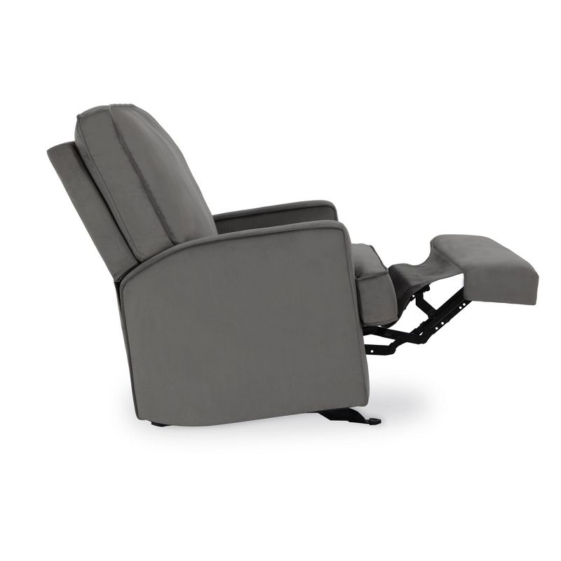 Baby Relax Addison Double Rocker Recliner Chair - Gray