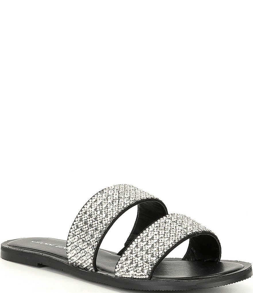 Gianni Bini Stola Jeweled Banded Flat Sandals