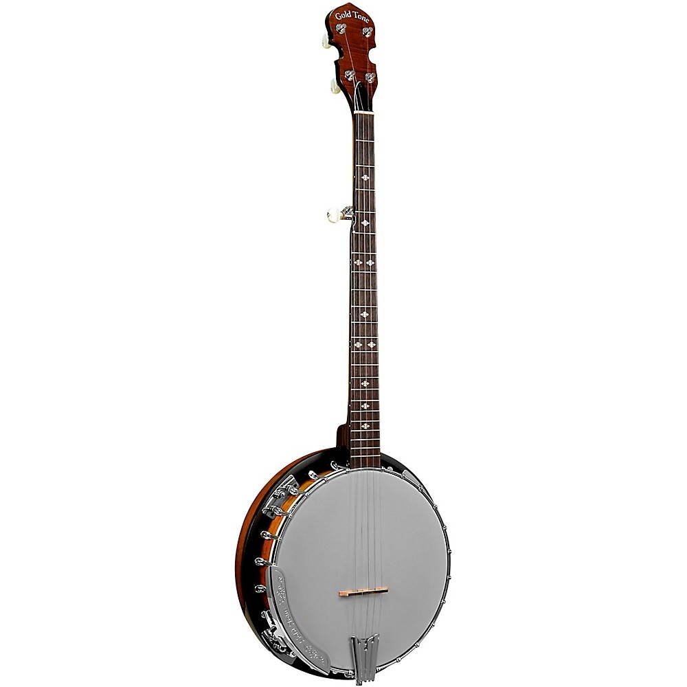 Gold Tone Cripple Creek Left-Handed Upgraded Resonator Banjo Gloss Natural