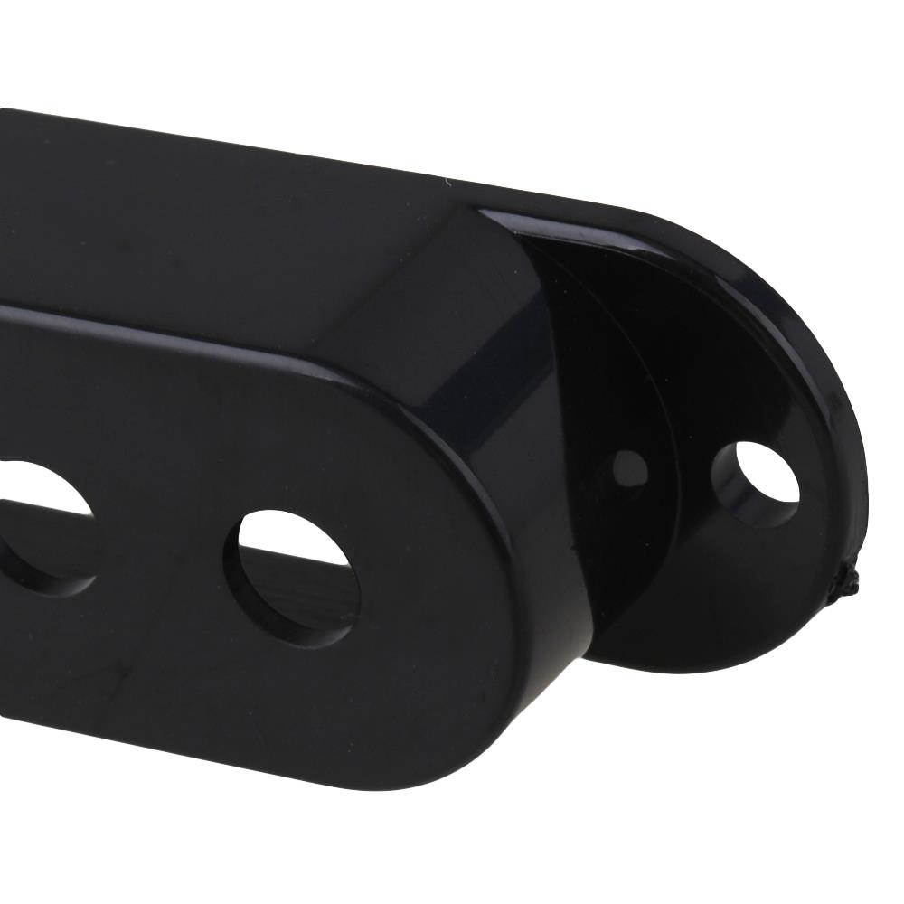 BQLZR 5PCS Black Electric Guitar Parts Set Single Coil Guitar Pickup Covers Plastic