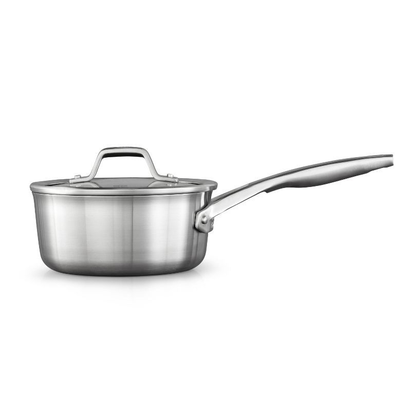 Calphalon Premier 1.5qt Stainless Steel Sauce Pan with Cover