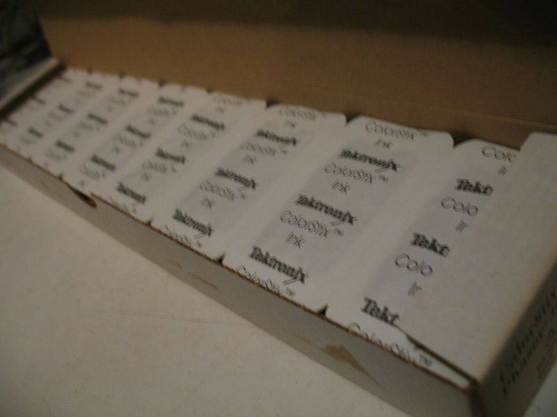 NEW Tektronix 016-1124-00 Cyan Blue Ink Refills, 8-Pack