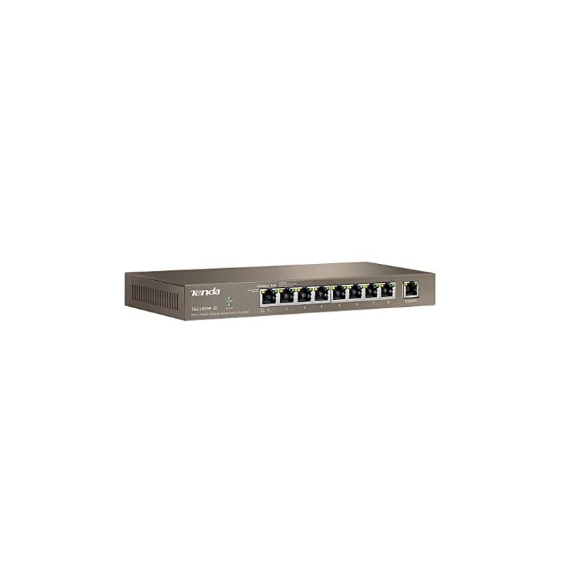 9Port Gigabit 9 Ports Desktop Switch with 8Port PoE TEG1009PEI