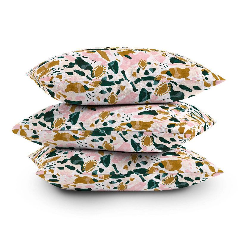 16"x16" Marta Barragan Camarasa Boho Terrazzo Square Throw Pillow - Deny Designs