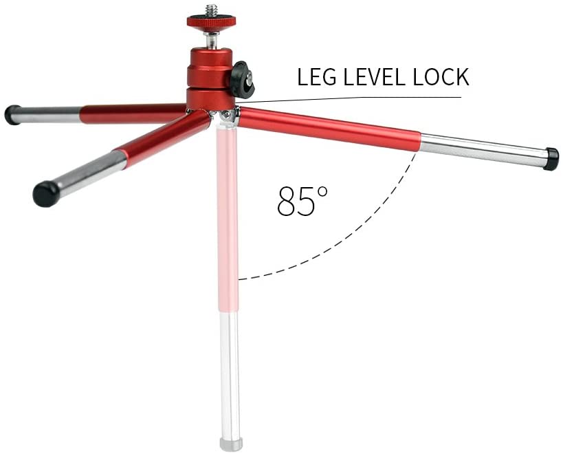 High Performance Webcam Tripod, Lightweight Mini Webcam Tripod for Logitech Webcam C920 C920S C922 C270 C615 Small Camera Tripod Mount Cell Phone Holder Stand