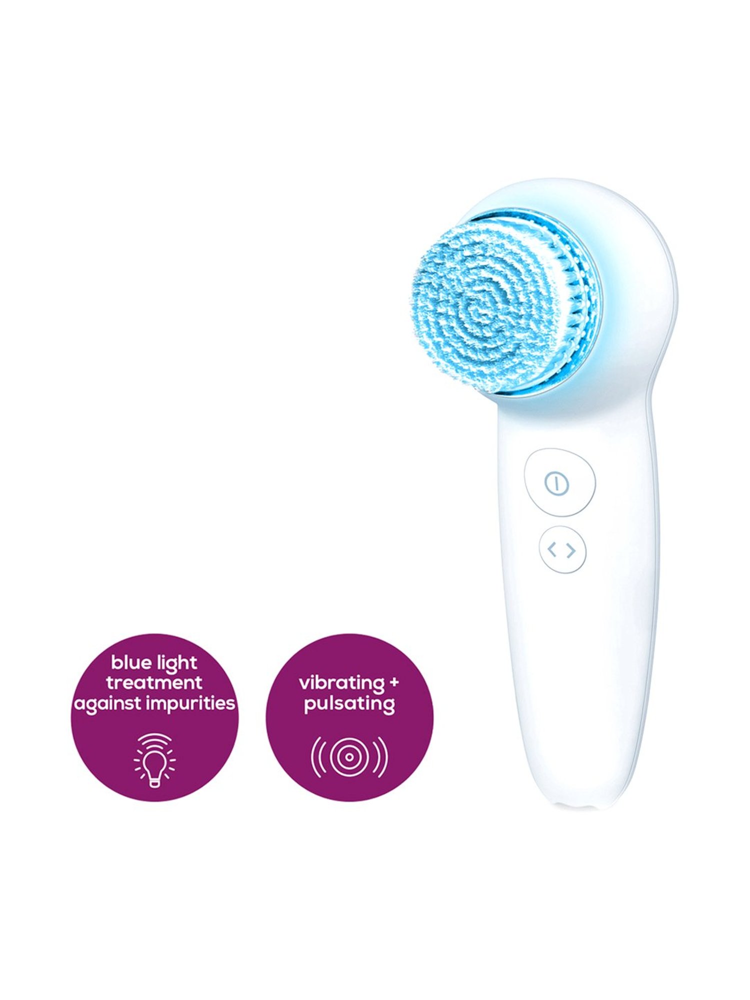 Caresmith Bloom Rose Quartz Gua Sha Face Massage Tool for Women, Battery Powered (Rose Quartz)