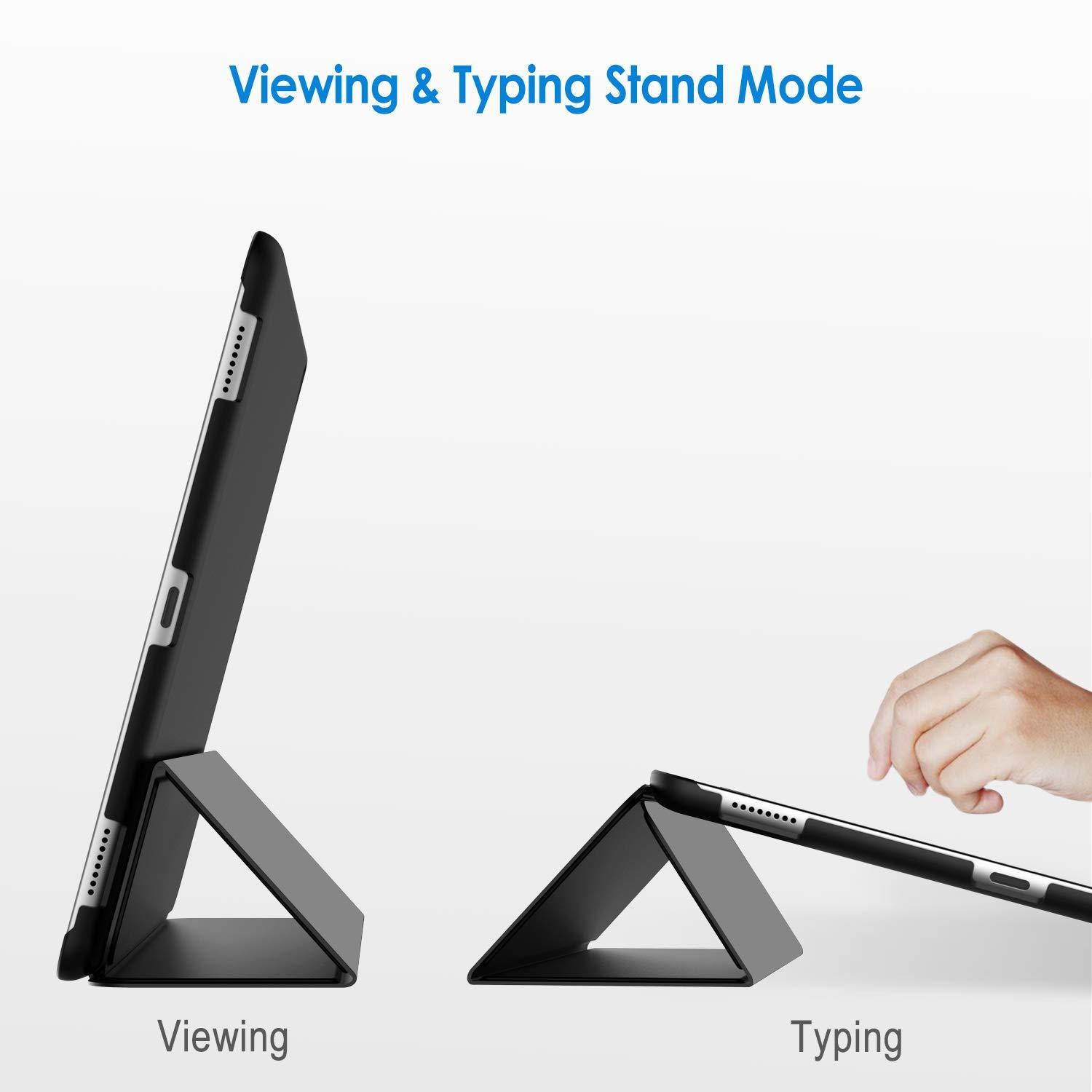 jetech case for ipad pro 12.9-inch (2015 model), smart cover with auto sleep/wake, black