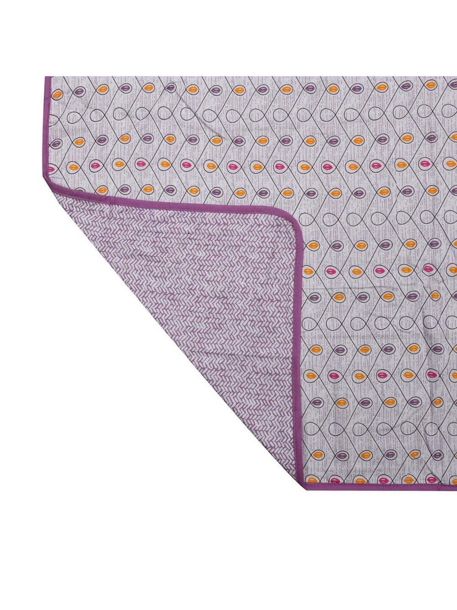 @home Multicolor 140 TC Cotton Abstract Printed Double Bed Dohar