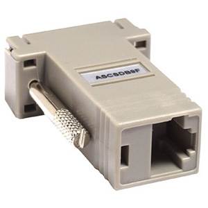 Raritan ASCSDB9F RJ-45(F) TO DB9(F) Serial Adapter