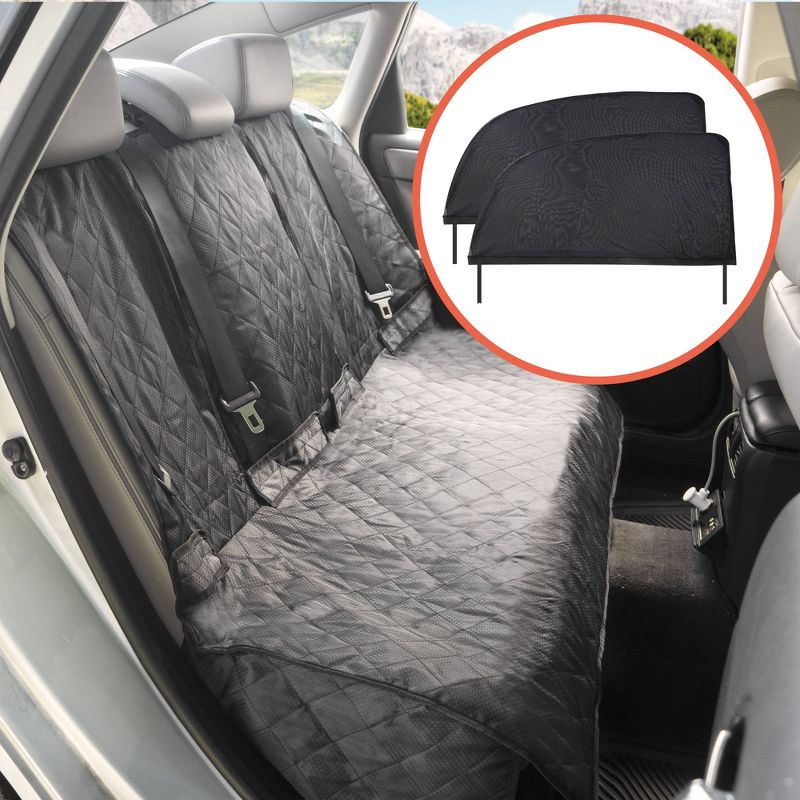 Wagan Small Easy Air Auto Screen and Road Ready Seat Protector Black