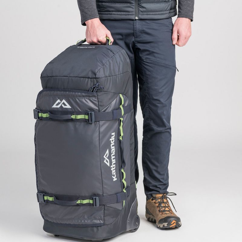 Kathmandu Super Tanker Trolley  80L 2-Wheel Wheeled Duffel Bags