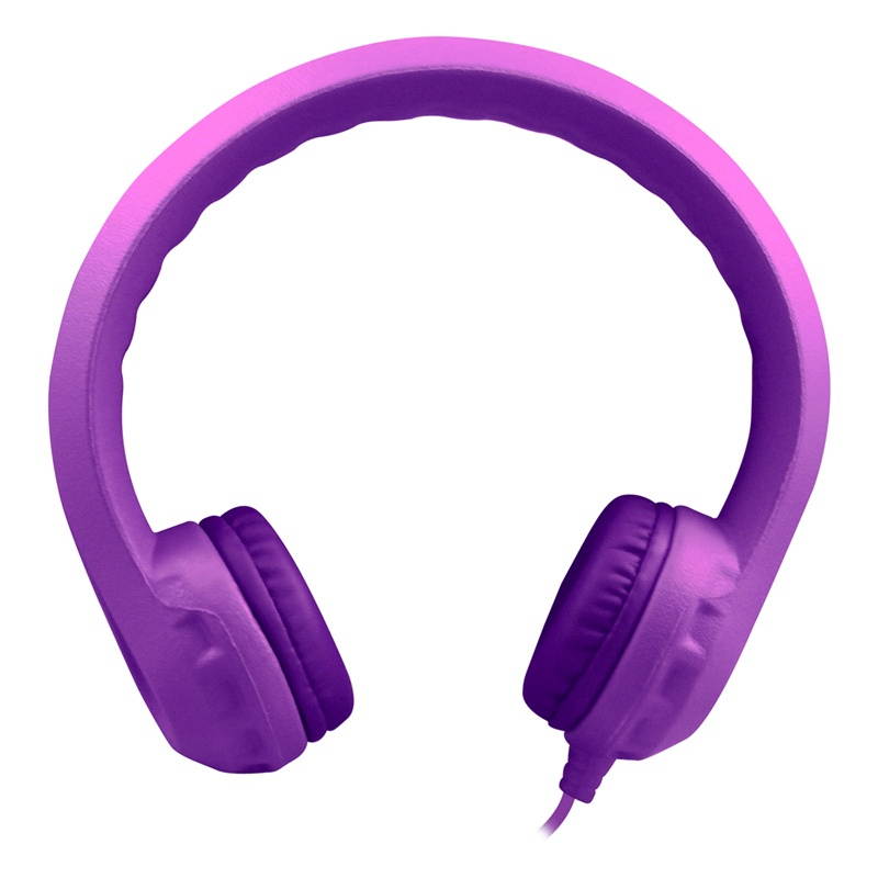 HamiltonBuhl Flex-Phones, Foam Headphones, Purple