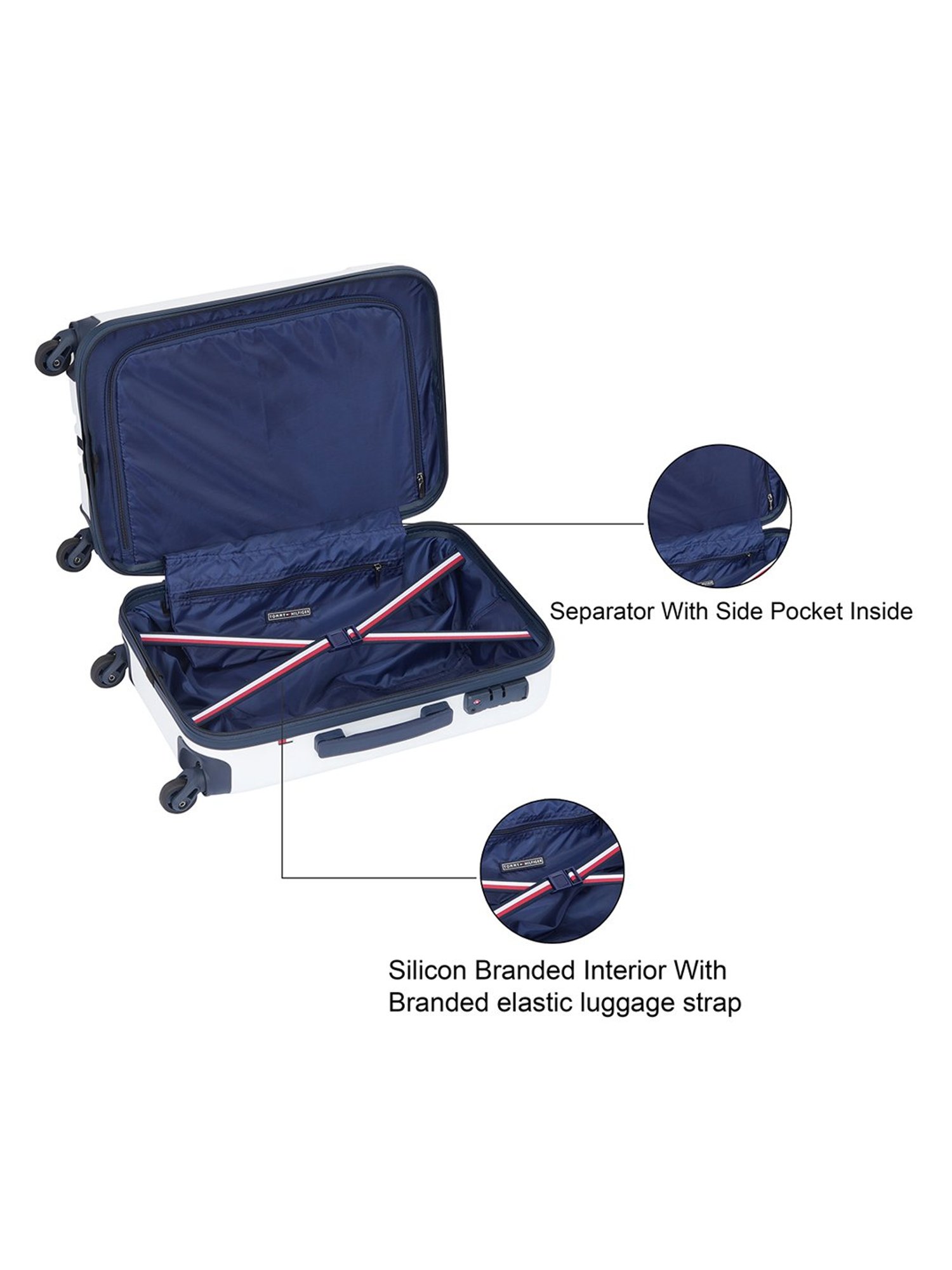 Skybags Salsa Red Solid Hard Medium Trolley Bag - 46 cm