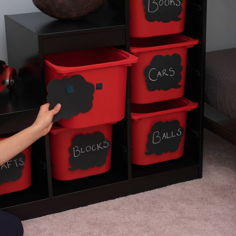 VELCRO 7/8" Sticky Back Squares Adhesives Black