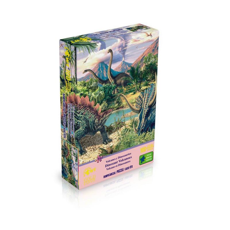 Wuundentoy Gold Edition:  Dinosaur Volcanoes Kids' Jigsaw Puzzle - 100pc