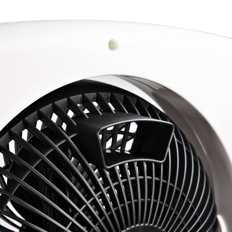 O2COOL Rechargeable Deluxe Necklace Fan with USB Cord Gray