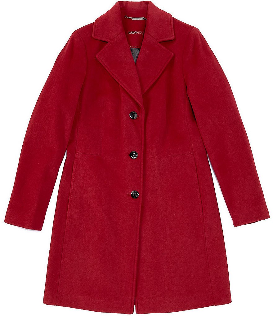 Kenneth Cole New York Short Water-Resistant Stand Collar Hooded Long Sleeve Chevron Puffer Jacket